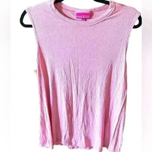 Westwind‎ super stretchy pink mock style tank top. NWOT ribbed and super soft .